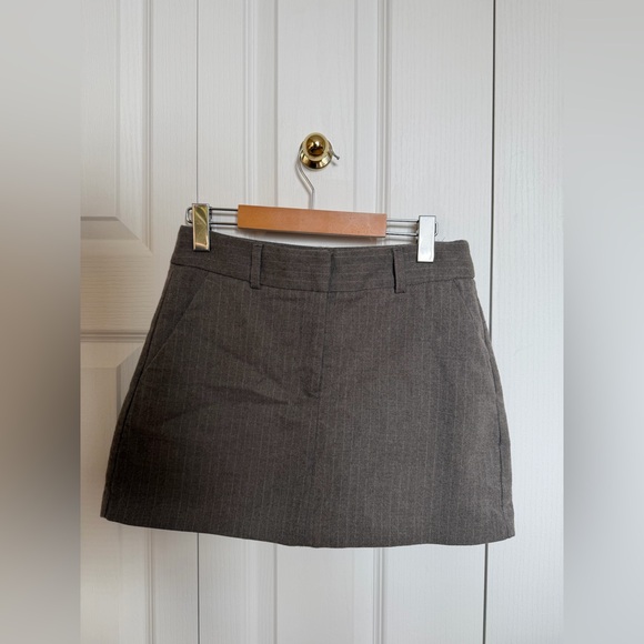Dynamite Charcoal Mini Skirt - Picture 2 of 2